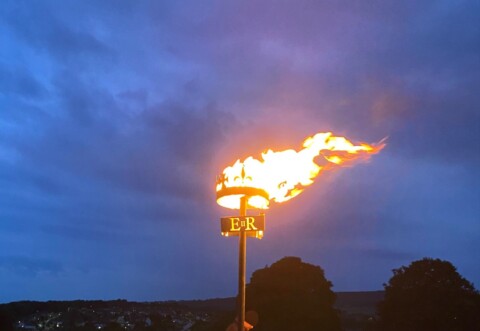 Beacon lit in Chapeltown park
