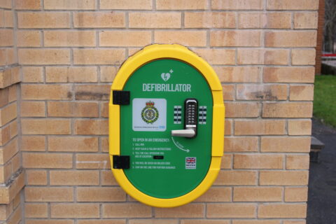 Photo of defibrillator