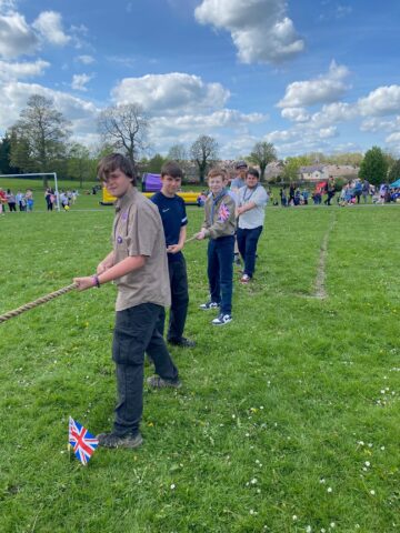 Tug of war competition
