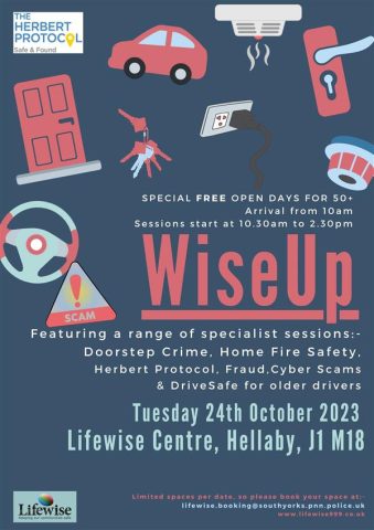 Wise up event 24th October 