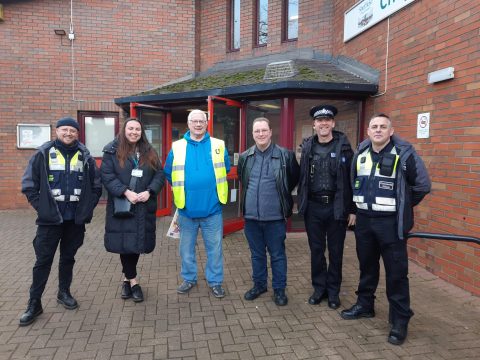 Councillors & SY NPT pictured in Chapeltown 