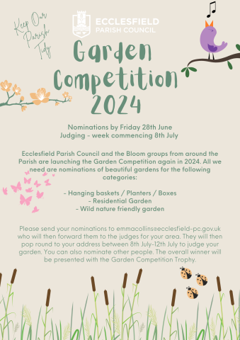 Eccclesfield Parish Council launch their 2024 garden competition